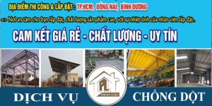 Chống dột mái tôn ở TPHCM
