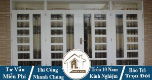 Báo giá thi công làm cửa sắt 4 cánh đẹp