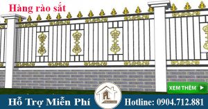 Báo giá thi công làm hàng rào sắt