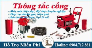 Dịch vụ thông cống nghẹt tại TPHCM ưu đãi giảm 30% chi phí