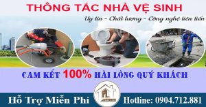 Dịch vụ thông tắc nhà vệ sinh tại TPHCM ưu đãi giảm 30% chi phí