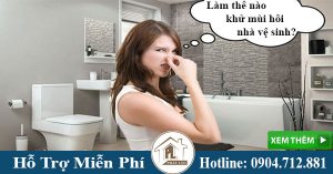khử mùi hôi nhà vệ sinh