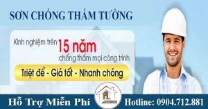 Chuyên nhận sơn chống thấm tường