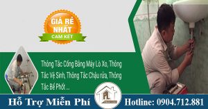Dịch vụ thông tắc lavabo, chậu rửa mặt tại TPHCM ưu đãi 30%