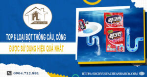 TOP 6 loại bột thông cầu, cống được sử dụng hiệu quả nhất