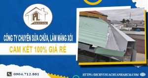 Công ty chuyên sửa chữa, làm máng xối tại quận Gò Vấp