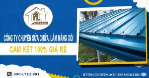 Công ty chuyên sửa chữa, làm máng xối tại quận Phú Nhuận