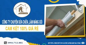 Công ty chuyên sửa chữa, làm máng xối tại quận Tân Phú