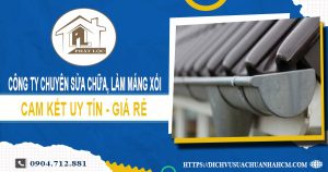 Công ty chuyên sửa chữa, làm máng xối tại Thủ Đức uy tín
