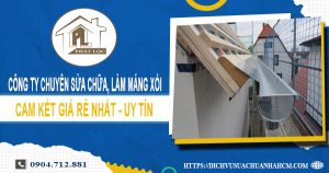 Công ty chuyên sửa chữa, làm máng xối tại Thuận An uy tín