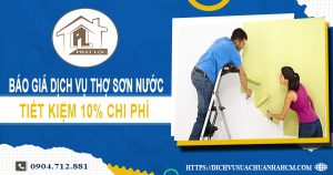 Báo giá dịch vụ thợ sơn nước ở Biên Hoà – Ưu đãi 10% chi phí