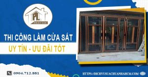 Báo giá chi phí thi công làm cửa sắt tại Củ Chi【Ưu đãi 10%】