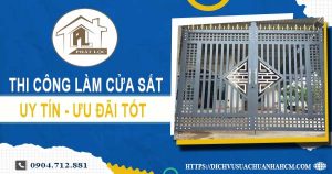 Báo giá chi phí thi công làm cửa sắt tại Khánh Vĩnh ưu đãi 10%