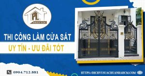 Báo giá chi phí thi công làm cửa sắt tại Nhà Bè【Ưu đãi 10%】