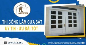 Báo giá chi phí thi công làm cửa sắt tại Phú Nhuận【Ưu đãi 10%】