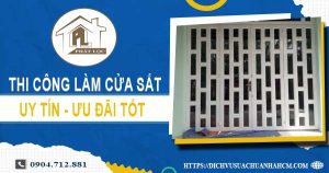 Báo giá chi phí thi công làm cửa sắt tại quận 4【Ưu đãi 10%】