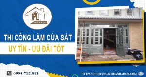 Báo giá chi phí thi công làm cửa sắt tại Thủ Đức【Ưu đãi 10%】
