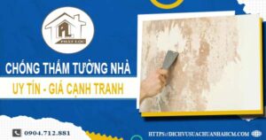 Chi phí chống thấm tường nhà tại Bình Chánh【Chỉ từ 55k/m²】