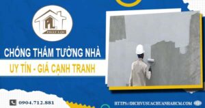 Chi phí chống thấm tường nhà tại Bình Thạnh【Chỉ từ 55k/m²】