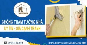 Chi phí chống thấm tường nhà tại Tây Ninh -【Chỉ từ 55K/m²】