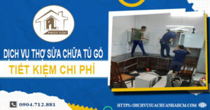 Chi phí dịch vụ thợ sửa chữa tủ gỗ tại Biên Hoà【Chỉ từ 199k】