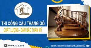 Giá thi công cầu thang gỗ tại Thủ Dầu Một -【Cập Nhật 2025】