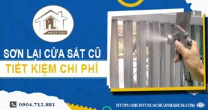 Báo giá sơn lại cửa sắt cũ tại Bình Chánh【Tiết kiệm 10% chi phí】