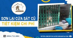 Báo giá sơn lại cửa sắt cũ tại Bình Dương【Tiết kiệm 10% chi phí】