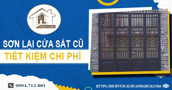 Báo giá sơn lại cửa sắt cũ tại Dĩ An【Tiết kiệm 10% chi phí】