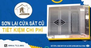 Báo giá sơn lại cửa sắt cũ tại Quận 8【Tiết kiệm 10% chi phí】