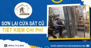 Báo giá sơn lại cửa sắt cũ tại Thủ Dầu Một【Tiết kiệm 10% chi phí】