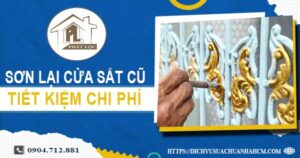 Báo giá sơn lại cửa sắt cũ tại Thuận An【Tiết kiệm 10% chi phí】