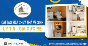 Báo giá cải tạo sửa chữa nhà vệ sinh tại Quận 3【Giảm 20%】