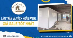 Bảng giá trần và vách ngăn Panel tại Bình Chánh -【SALE – 20%】