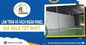 Bảng giá trần và vách ngăn Panel tại Bình Dương -【SALE – 20%】