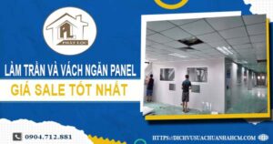 Bảng giá trần và vách ngăn Panel tại Khánh Hòa -【SALE – 20%】