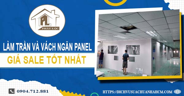 Bảng giá trần và vách ngăn Panel tại Khánh Hòa -【SALE – 20%】