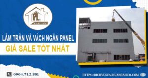 Bảng giá trần và vách ngăn Panel tại Nhà Bè -【SALE – 20%】