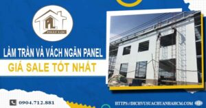 Bảng giá trần và vách ngăn Panel tại Nhơn Trạch -【SALE – 20%】