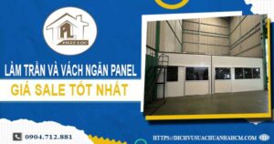 Bảng giá trần và vách ngăn Panel tại Phú Nhuận -【SALE – 20%】