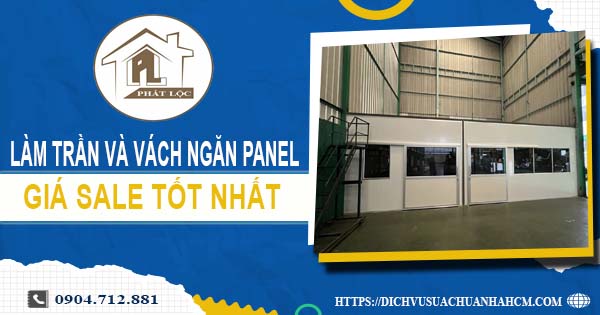 Bảng giá trần và vách ngăn Panel tại Phú Nhuận -【SALE – 20%】