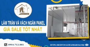 Bảng giá trần và vách ngăn Panel tại Quận 10 -【SALE – 20%】