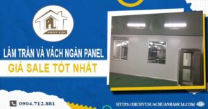 Bảng giá trần và vách ngăn Panel tại Quận 11 -【SALE – 20%】