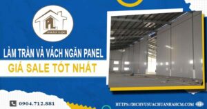 Bảng giá trần và vách ngăn Panel tại Quận 12 -【SALE – 20%】