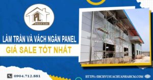 Bảng giá trần và vách ngăn Panel tại Quận 2 -【SALE – 20%】