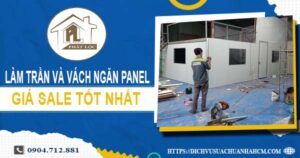 Bảng giá trần và vách ngăn Panel tại Quận 4 -【SALE – 20%】