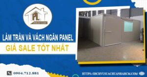 Bảng giá trần và vách ngăn Panel tại Quận 7 -【SALE – 20%】