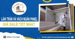 Bảng giá trần và vách ngăn Panel tại Tân Bình -【SALE – 20%】