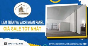 Bảng giá trần và vách ngăn Panel tại Tây Ninh -【SALE – 20%】