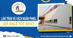 Bảng giá trần và vách ngăn Panel tại Thủ Dầu Một -【SALE – 20%】